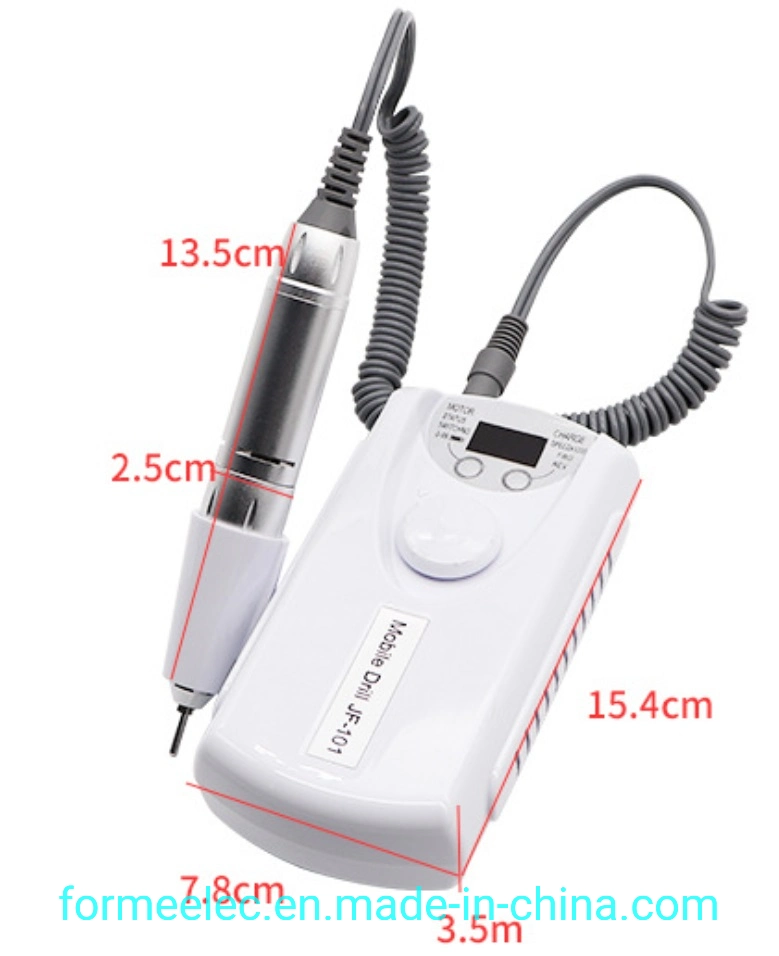 Electric Nail Drill Rechargeable Manicure Drill Machine Portable Nail Grinding Machine