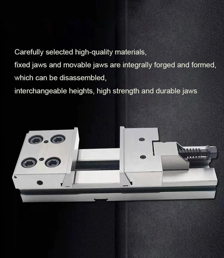 CNC Machine Center Precision Machine Tool Vise Movable Jaw Section Precision Modular Bench Vise