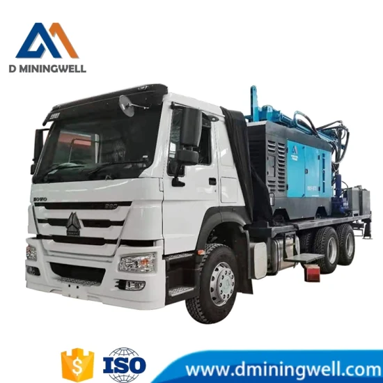 Dminingwell은 판매용 600m 트럭 탑재 깊은 시추공 우물 드릴링 리그 기계를 사용했습니다.